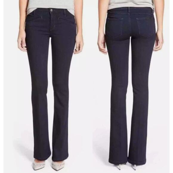 Joe's Flawless The Mustang Flare Jeans Adeline Dark Blue Women's 26 / 2 - Picture 1 of 10